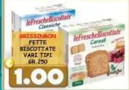 MercADone Grissinbon fette biscottate vari tipi offerta