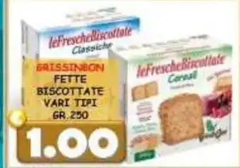 Grissinbon fette biscottate vari tipi