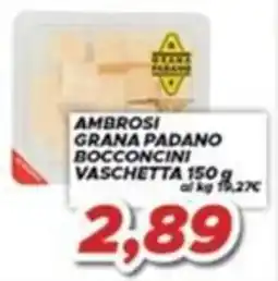 MA Supermercati Ambrosi grana padano bocconcini offerta