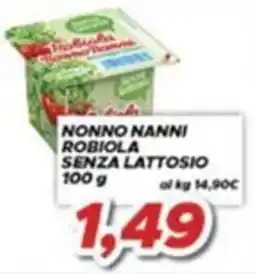 MA Supermercati Nonno Nanni Robiola senza lattosio offerta