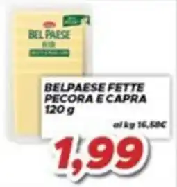 MA Supermercati Belpaese fette pecora e capra offerta