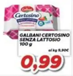 MA Supermercati Galbani Certosino senza lattosio offerta