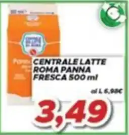 MA Supermercati Centrale Latte Roma Panna Fresca offerta