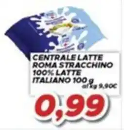 MA Supermercati Centrale Latte Roma Stracchino offerta