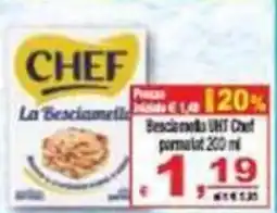 CTS Supermercati La Besciamella UHT Chef offerta
