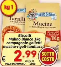 Ipercarni Biscotti Mulino Bianco offerta