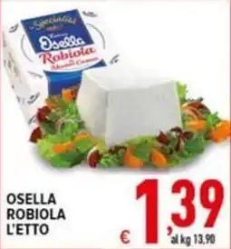 Iper Triscount Osella Robiola offerta