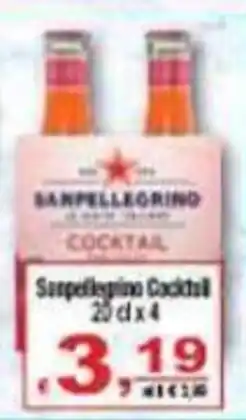 CTS Supermercati Sanpellegrino Cocktail offerta