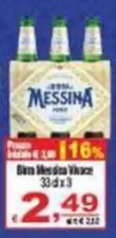 CTS Supermercati Birra Messina Vinoce offerta