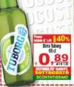 CTS Supermercati Birra Tuborg offerta