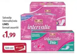 Futura Supermercati Salvaslip intervallo/velo LINES offerta