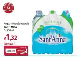 Futura Supermercati Acqua minerale naturale Sant'Anna offerta