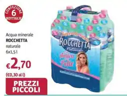 Futura Supermercati Acqua minerale Rocchetta naturale offerta