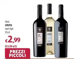 Futura Supermercati Vini Crifo offerta
