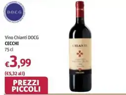 Futura Supermercati Vino Chianti DOCG Cecchi offerta