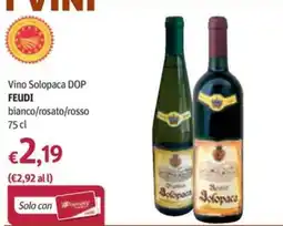 Futura Supermercati Vino Solopaca DOP Feudi offerta