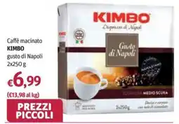 Futura Supermercati Caffè macinato Kimbo gusto di Napoli offerta
