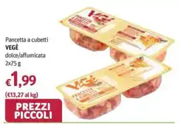 Futura Supermercati Pancetta a cubetti VEGÈ offerta