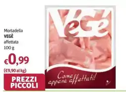 Futura Supermercati Mortadella VEGÈ offerta