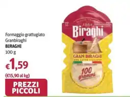 Futura Supermercati Formaggio grattugiato Granbiraghi Biraghi offerta