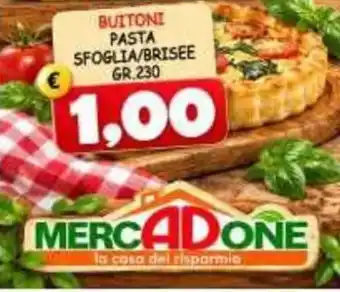 MercADone Buitoni pasta sfoglia/brisee offerta