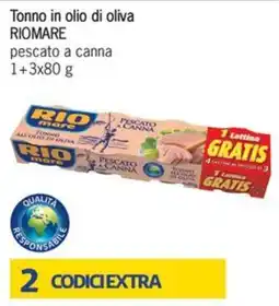 Futura Supermercati Tonno in olio di oliva RIOMARE offerta