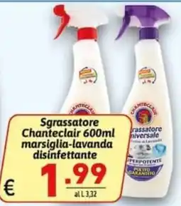 Ipercarni Sgrassatore Chanteclair marsiglia-lavanda offerta