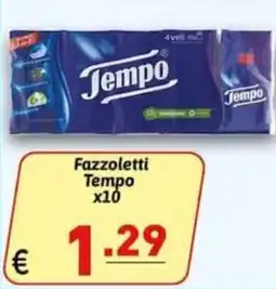 Ipercarni Fazzoletti Tempo offerta