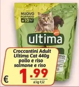 Ipercarni Croccantini Adult Ultima Cat offerta