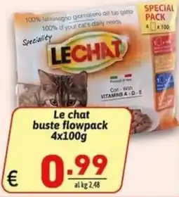 Ipercarni Le chat buste flowpack offerta