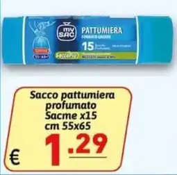 Ipercarni Sacco pattumiera profumato Sacme offerta