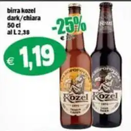 Il Castoro Supermercati birra kozel offerta