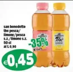 Il Castoro Supermercati San Benedetto the pesca/limone offerta
