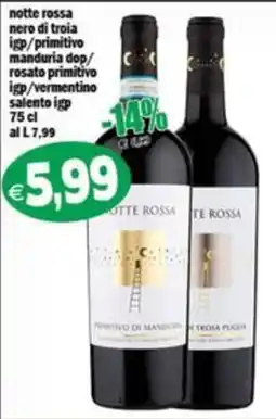 Il Castoro Supermercati Notte Rossa offerta