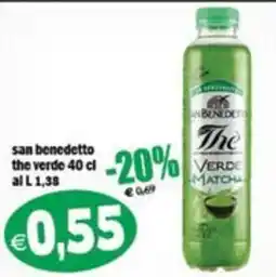 Il Castoro Supermercati San Benedetto The Verde Matcha offerta