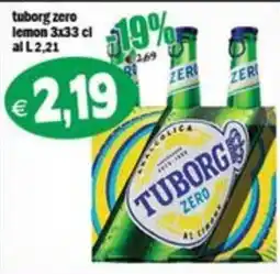 Il Castoro Supermercati Tuborg zero lemon offerta