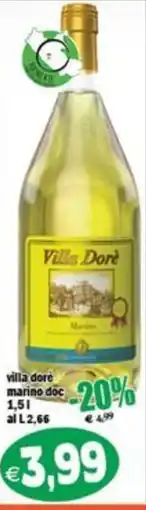 Il Castoro Supermercati Villa Dore Marino DOC offerta
