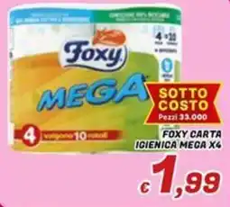 Idromarket Foxy carta igienica mega offerta