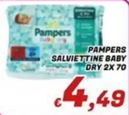 Idromarket Pampers salviettine baby dry offerta