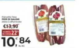 Alter Discount Pancetta Tesa Fior di Salumi offerta