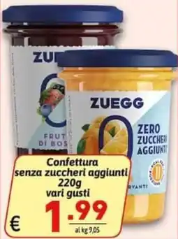 Ipercarni Confettura Zuegg offerta