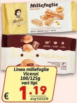 Ipercarni Linea millefoglie Vicenzi offerta