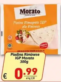 Ipercarni Piadina Riminese IGP Morato offerta