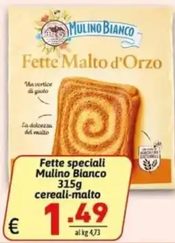 Ipercarni Fette speciali Mulino Bianco offerta