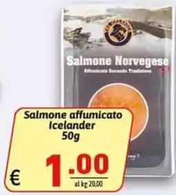 Ipercarni Salmone affumicato Icelander offerta