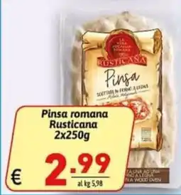Ipercarni Pinsa romana Rusticana offerta