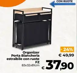 Ipercoop Radenza Organizer Porta Biancheria FZ offerta