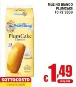 Sacoph Mulino Bianco PlumCake Classico offerta