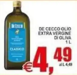 Pewex De Cecco olio extra vergine di oliva offerta
