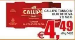 Pewex Callipo tonno all'olio di oliva offerta